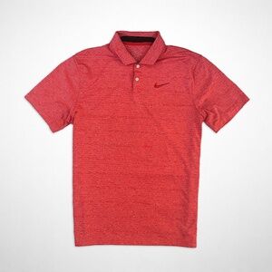 Nike Light Red/Coral Short Sleeve Polo